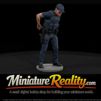 Modern Police Officer with Handcuffs — thumbnail 1