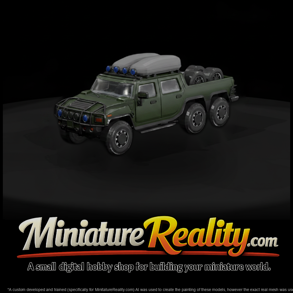 Six Wheeled Off Road Pickup