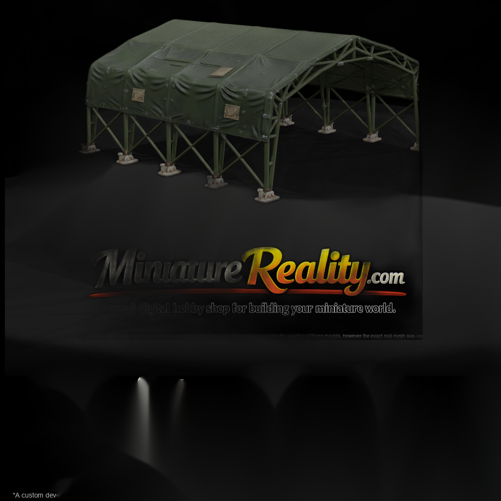 Mil 175 Vietnam Helicopter Maintenance Shelter