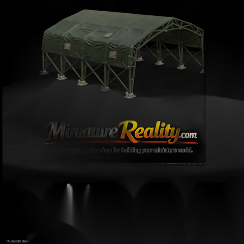 Mil 175 Vietnam Helicopter Maintenance Shelter