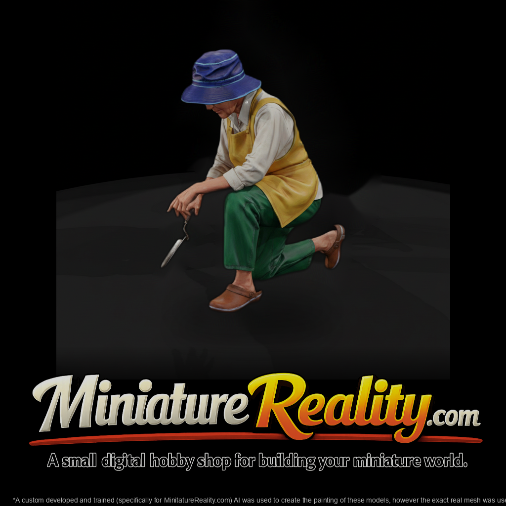 Elderly Woman Gardening