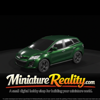 Mazda CX-7 (2012) miniature, three-quarter view — thumbnail 3