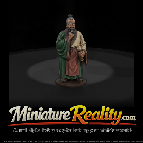 Hist 0048 Historical Confucius Miniature Figure