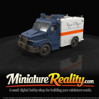 SWAT Tactical Van miniature, three-quarter view — thumbnail 3