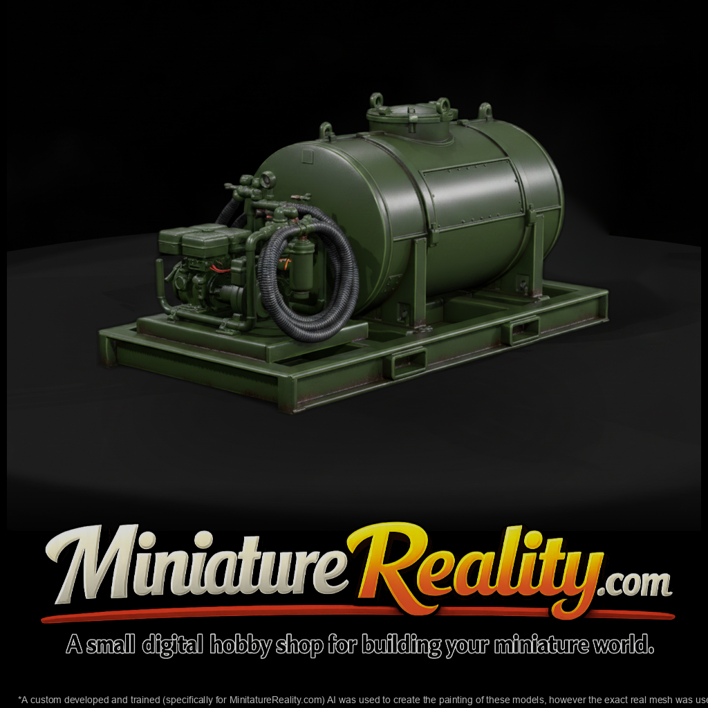 Mil 231 1980S Cold War Fuel Tanker Skid