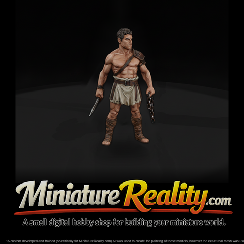 Hist 0047 Historical Spartacus Miniature Figure