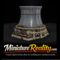 Cooling Tower miniature, three-quarter view — thumbnail 1