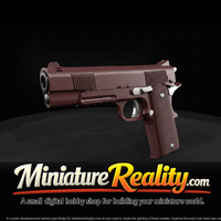 Kimber Desert Warrior Pistol miniature, three-quarter view — thumbnail 3