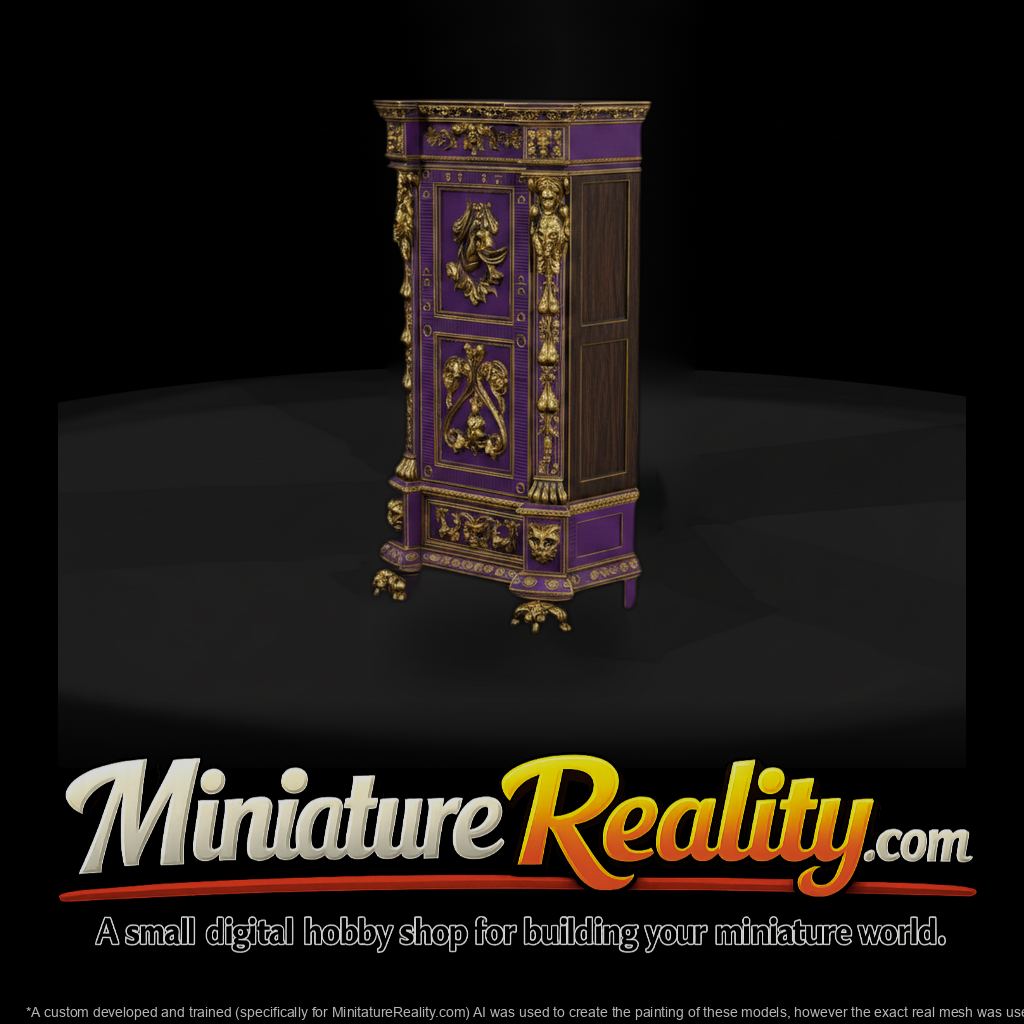 Ornate Baroque Cabinet