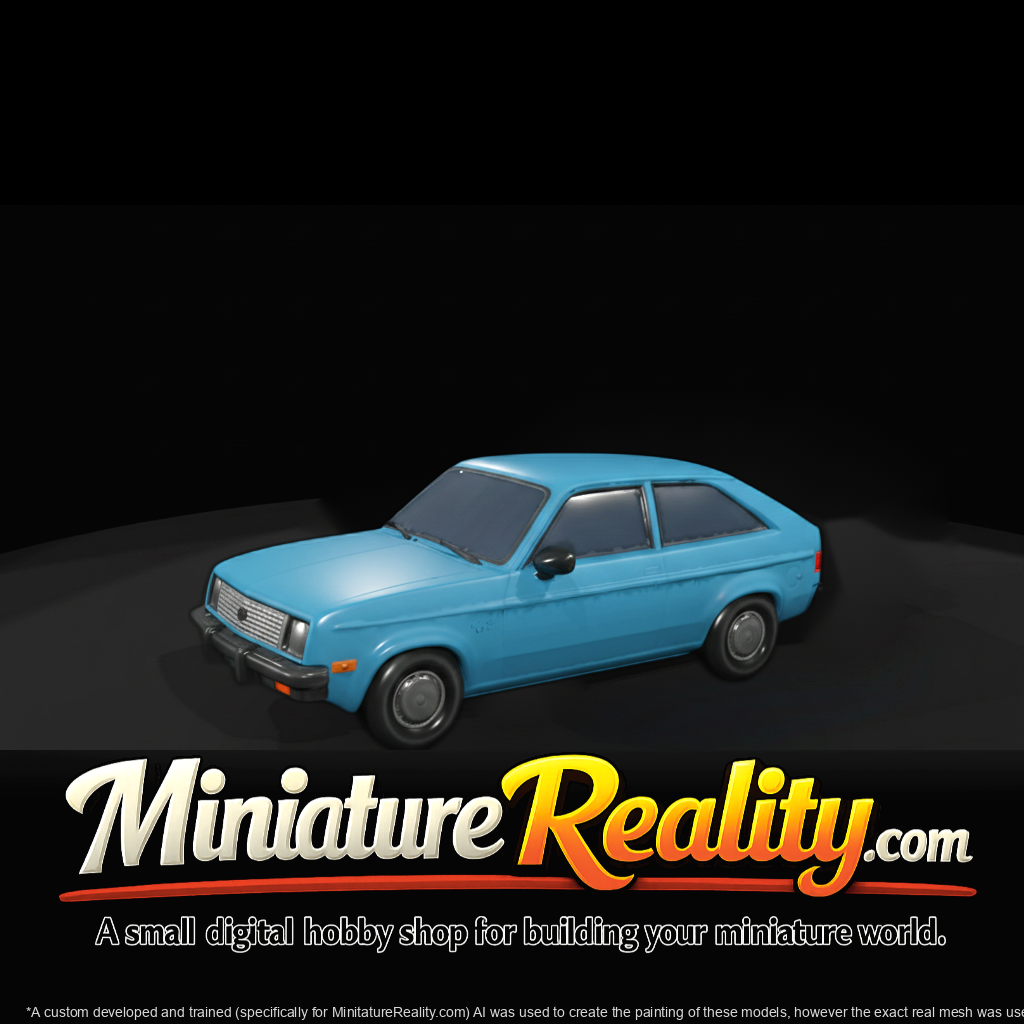 1980 Chevrolet Chevette miniature, three-quarter view