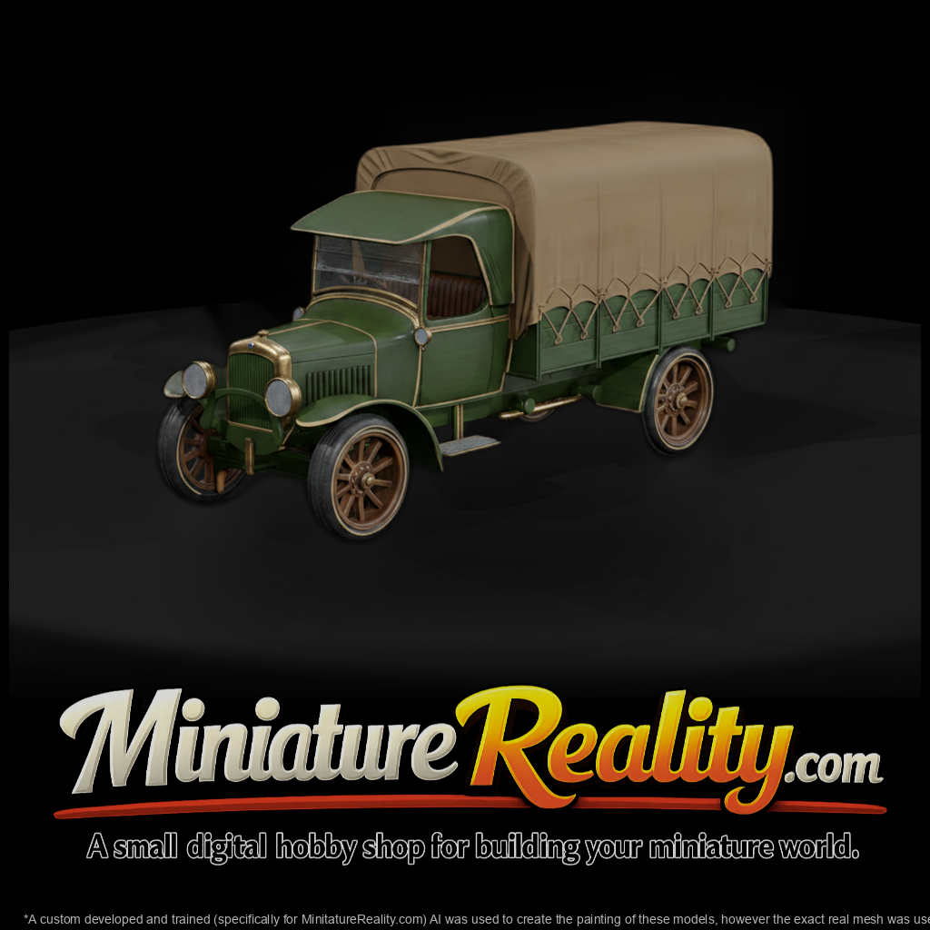 Vintage Covered Cargo Truck