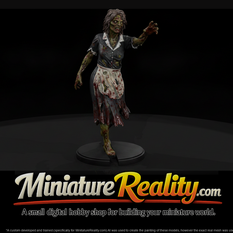 Zombie Housemaid in Apron