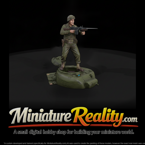 Ww2H 032 United States Sherman Tank Commander