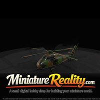 Sikorsky S-58 Helicopter miniature, three-quarter view — thumbnail 3