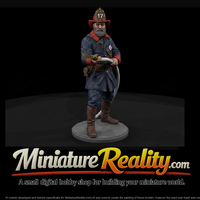 1880s Fireman with Brass Hose Nozzle — thumbnail 1