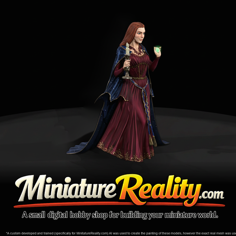 Ms Munster Figurine — Art Deco Lady
