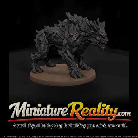 Creature Ash Bark Charwood Beast