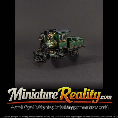Vintage Steam Locomotive Model
