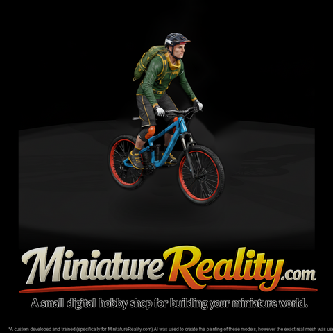 Poparc 0302 Mountain Biker Climber Alternate Pose