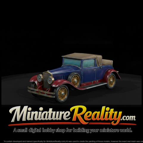 matte-low-poly-1920s-vintage-luxury-convertible-ca