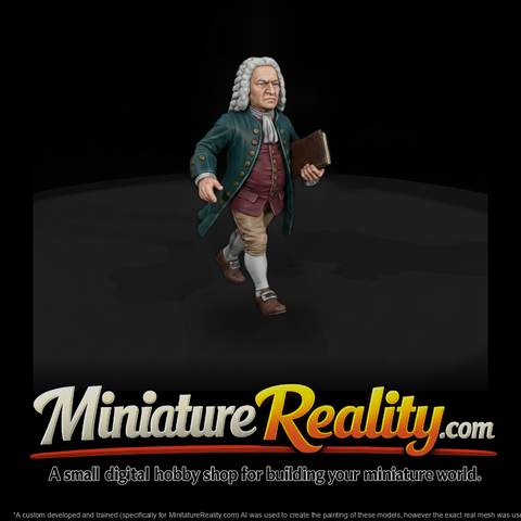 Hist 0162 Historical Johann Sebastian Bach Miniatu