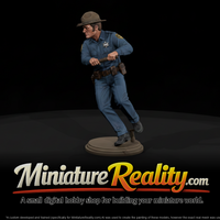 Rural Deputy Dismounting With Reins — thumbnail 1