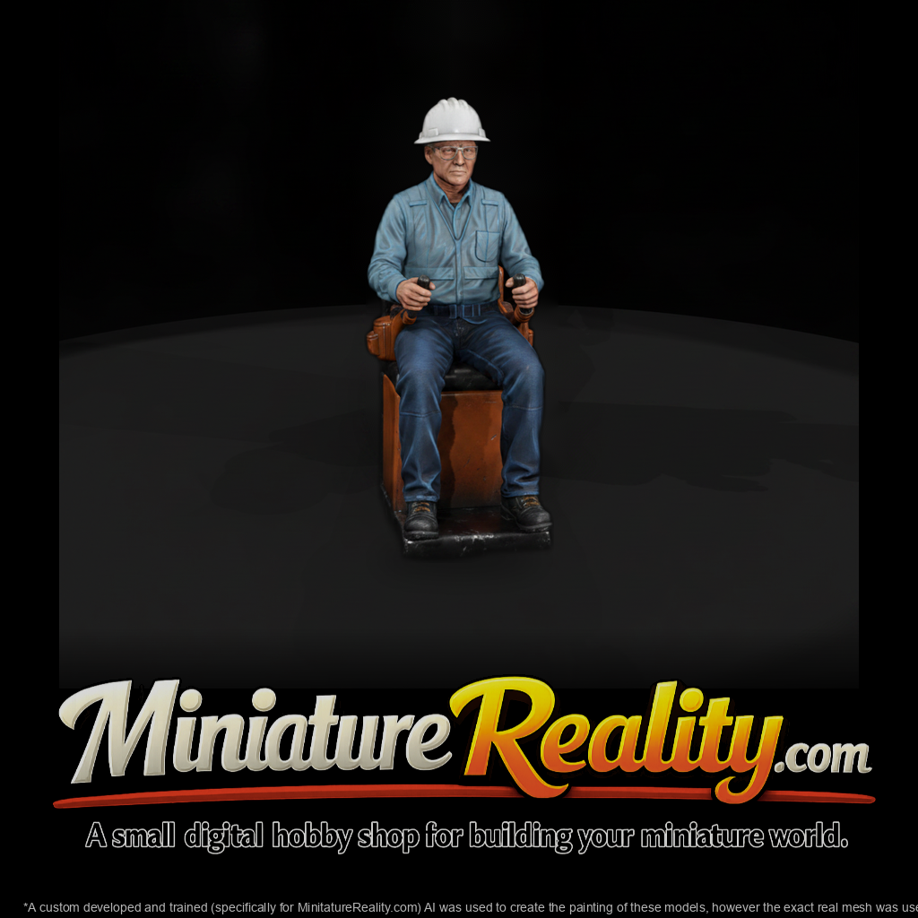 Road Roller Operator Seated