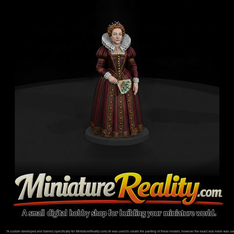 Hist 0099 Historical Elizabeth I Miniature Figure