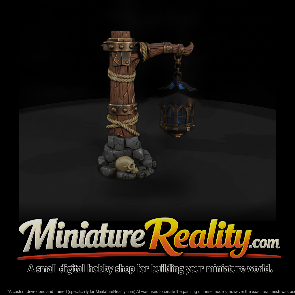 Hitem2 Standing Lantern Post