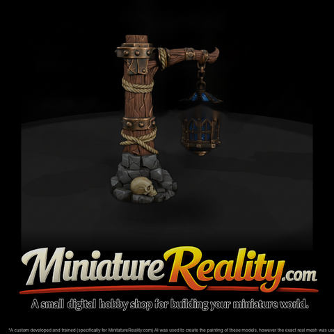Hitem2 Standing Lantern Post