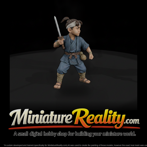 Myth 0459 Mythology Momotaro Miniature Figure