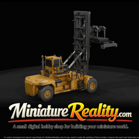 Reach Stacker - Large Container Stacker miniature, three-quarter view — thumbnail 3
