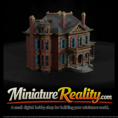 Ornate Victorian Brick Mansion
