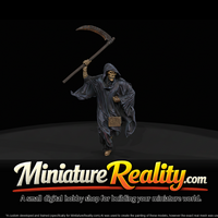 Grim Reaper - Halloween Adult Figure, three-quarter view — thumbnail 3