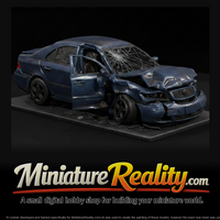 Wrecked Sedan with Front Corner Damage — thumbnail 1