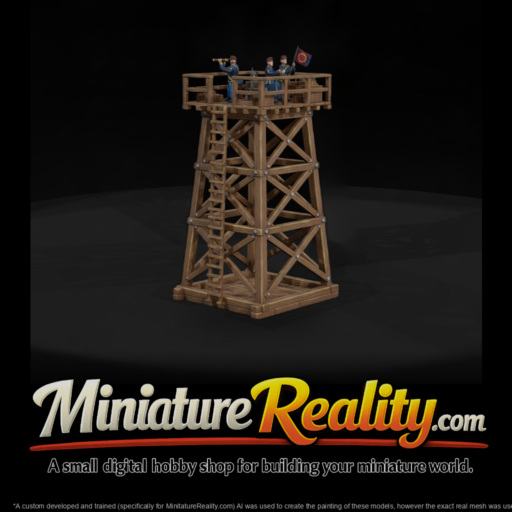 Mil 017 Civil War Timber Signal Tower