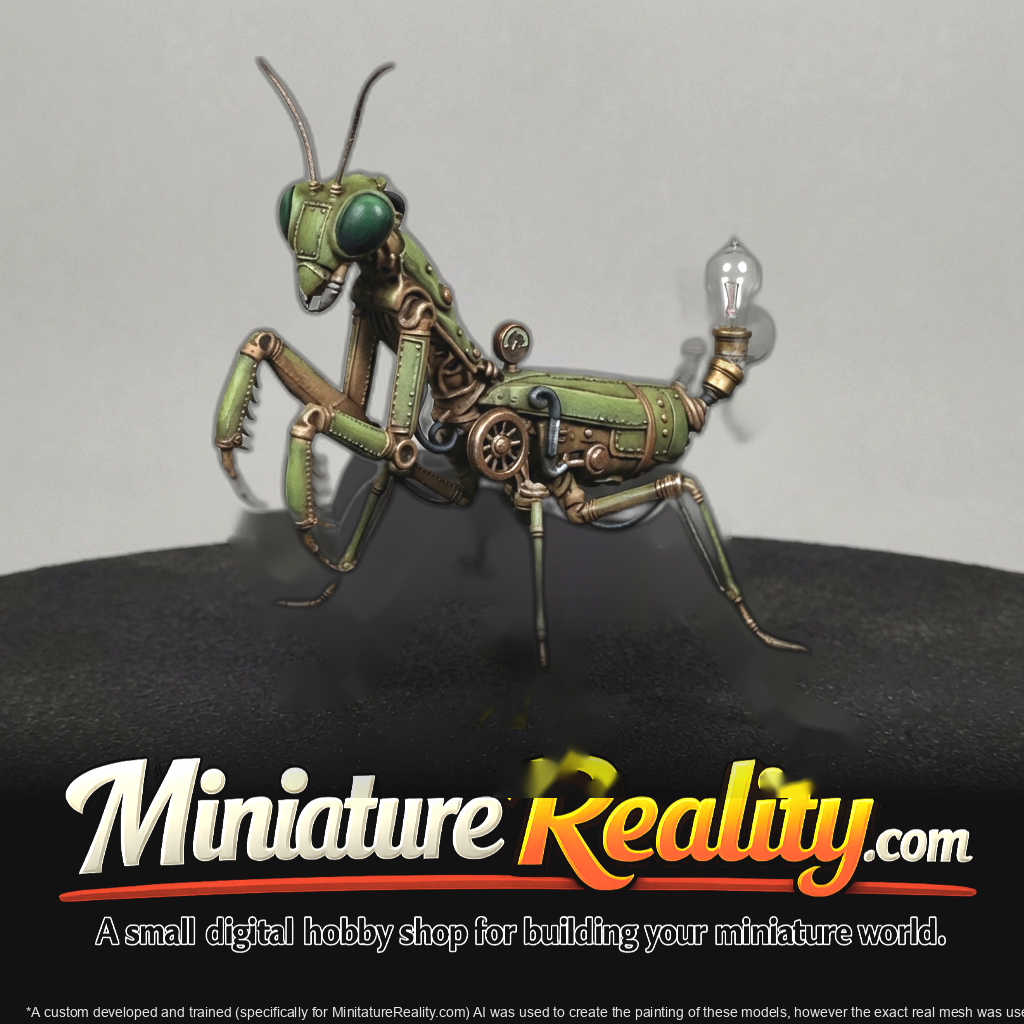 Nightmare Clockwork Creatures The Mechanical Manti
