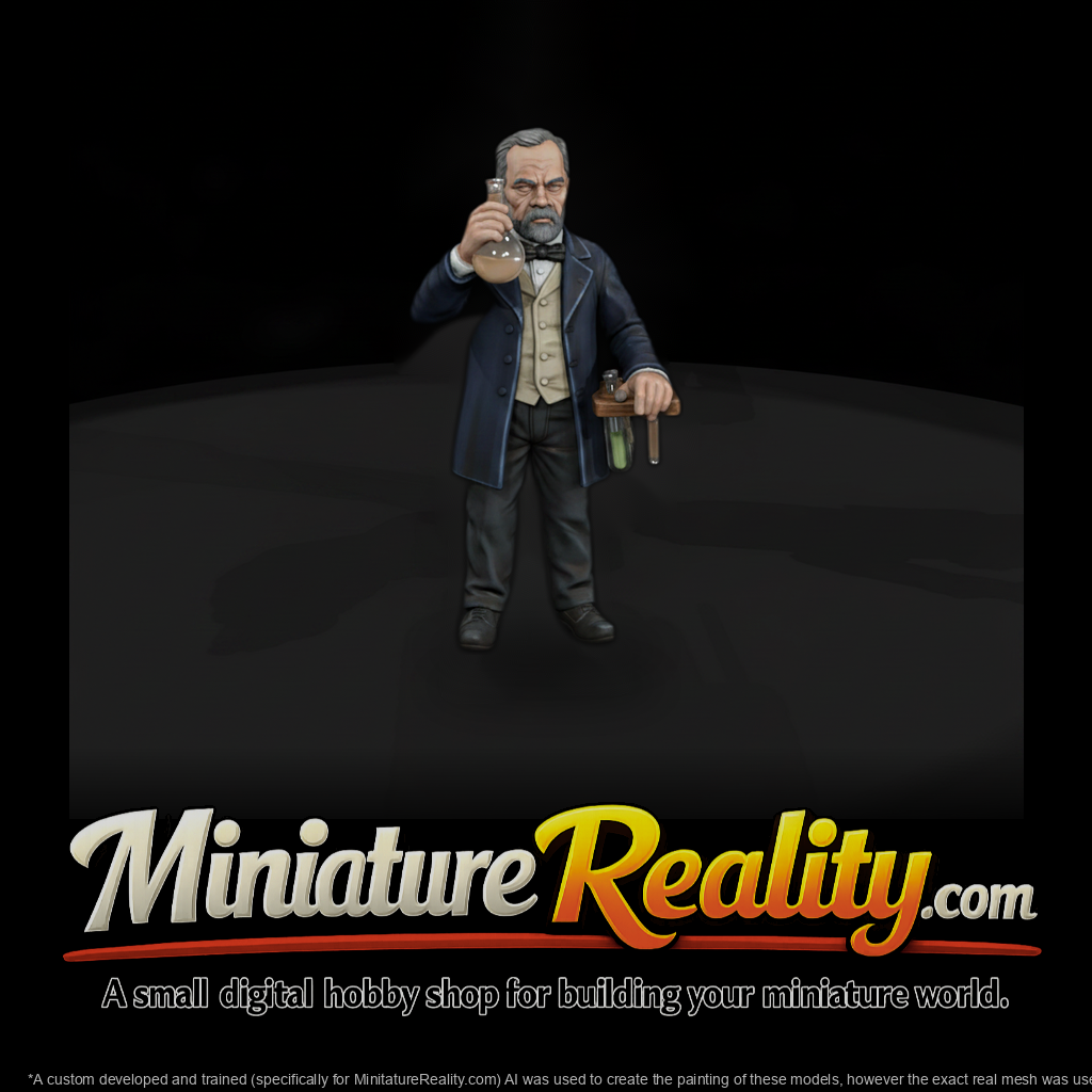 Hist 0176 Historical Louis Pasteur Miniature Figur