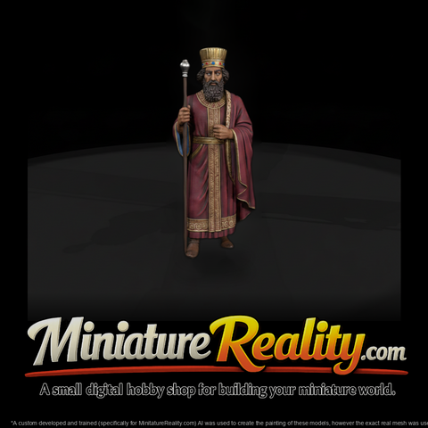 Hist 0013 Historical Xerxes I Miniature Figure