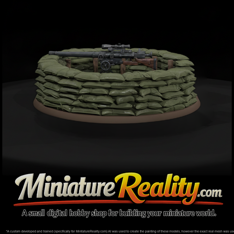 Mil 183 Vietnam Recoilless Rifle Position