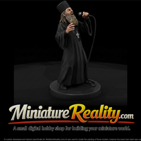 Orthodox Priest Singing into a Microphone — thumbnail 1