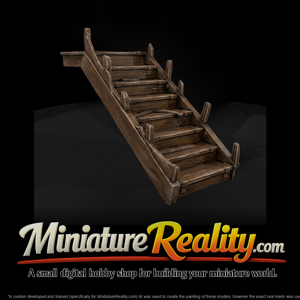 weathered-wooden-staircase-distressed-3d-printable-miniature-412963