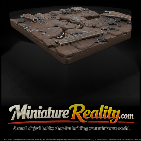 Dried Mud Flat Terrain Base