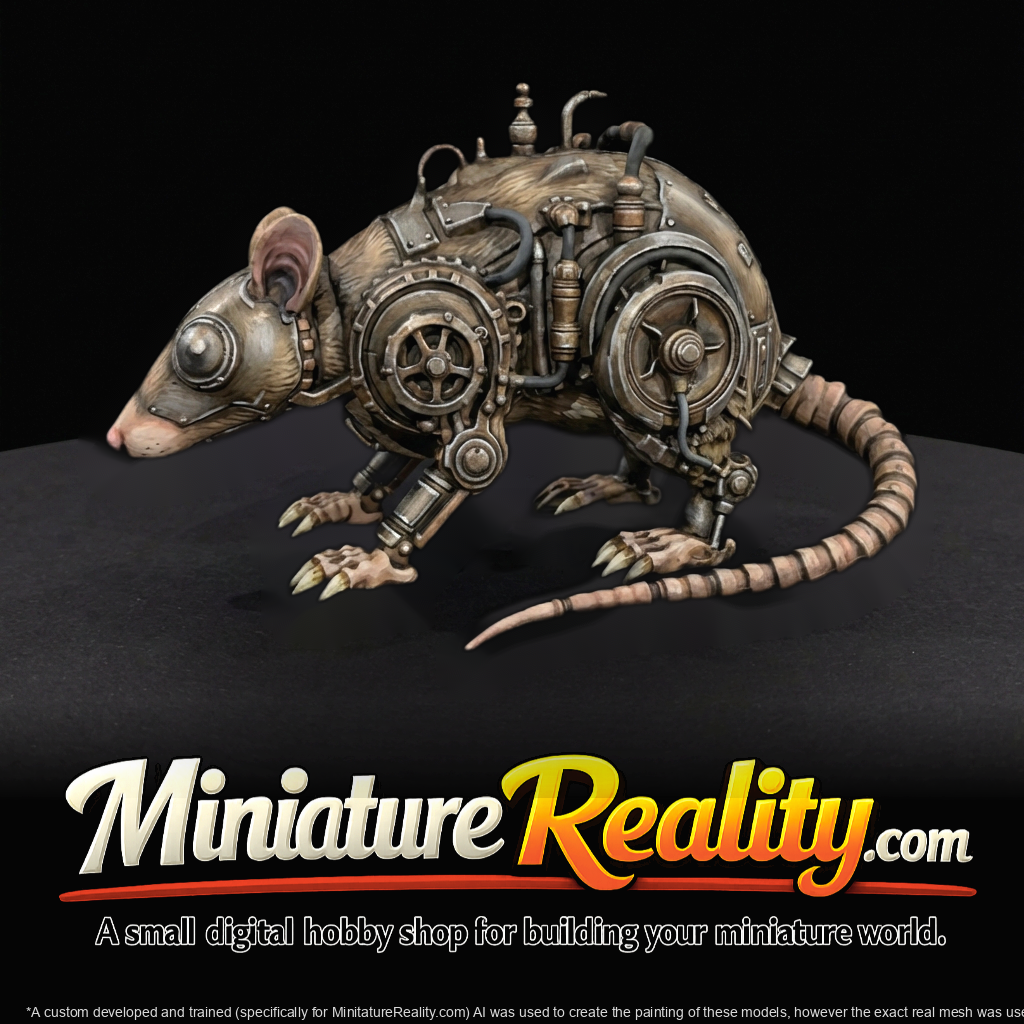 Nightmare Clockwork Creatures Steam Powered Rat