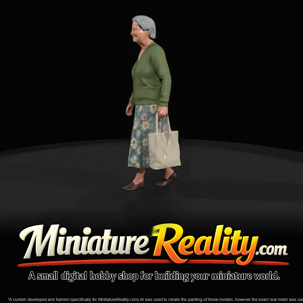Elderly Woman with Camera
