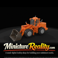 Caterpillar 963 Loader Bucket miniature, three-quarter view — thumbnail 4