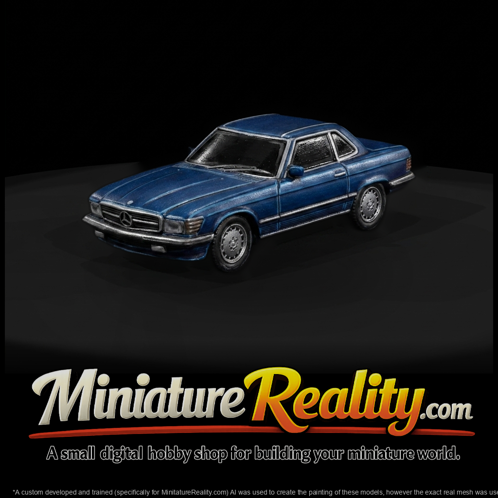Classic SL‑Style Coupe Shell — Car Body