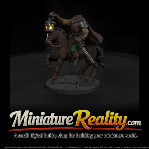 Myth 0412 Mythology Dullahan Miniature Figure