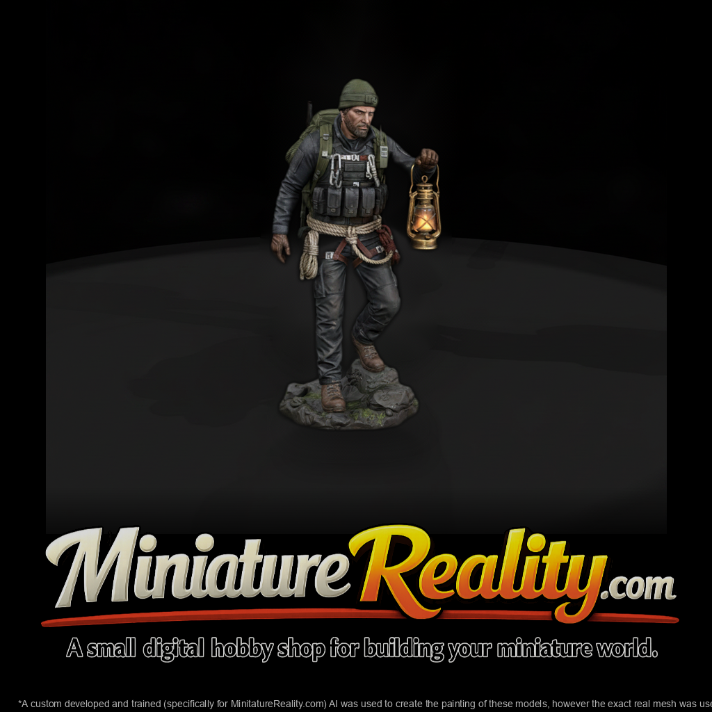 Cave Expedition Leader with Lantern