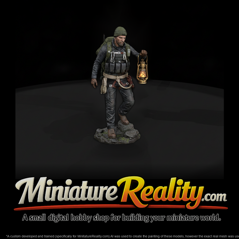 Cave Expedition Leader with Lantern